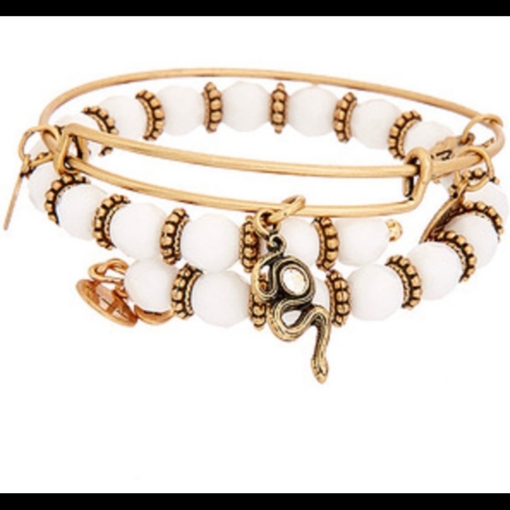Alex and Ani snake spirit bracelets